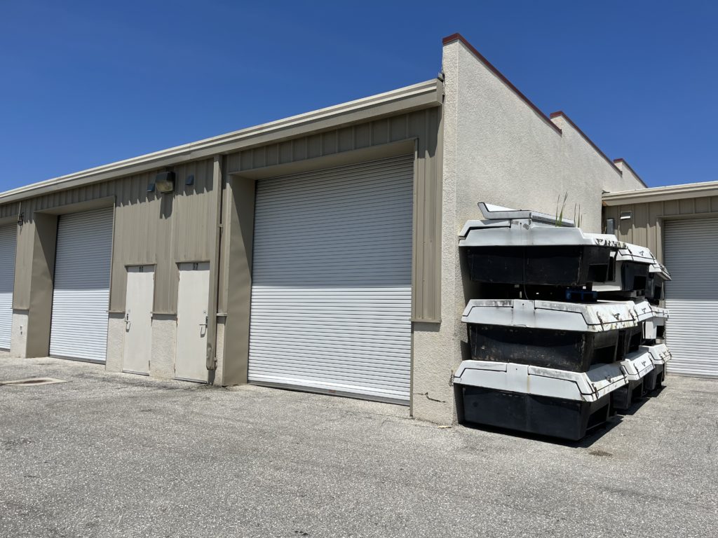 CBS construction with steel truss roof Commercial Property Southwest